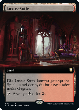 Luxus-Suite mit erweitertem Kartenrand