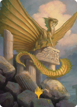 Ancient Gold Dragon Art Card 5/81