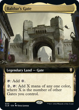 Extended-art Baldur's Gate