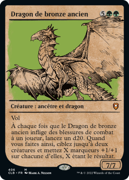 Dragon de bronze ancien