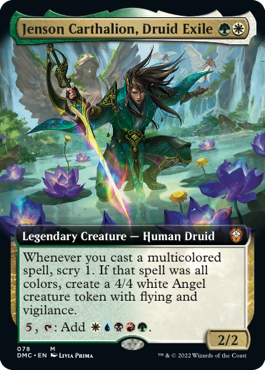 Jenson Carthalion, Druid Exile extended art