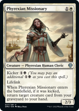 《ファイレクシアの宣教師/Phyrexian Missionary》 [DMU]