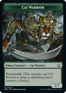 Cat Warrior (Forestwalk)