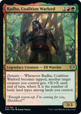 Radha, Coalition Warlord