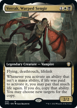 Verrak, Warped Sengir extended art