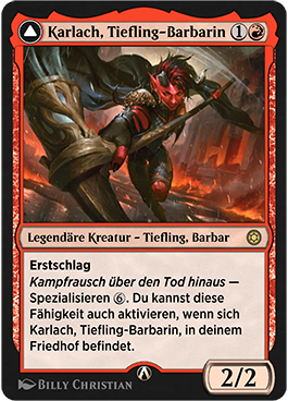 Karlach, Tiefling-Barbarin