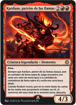 Kardum, patrón de las llamas