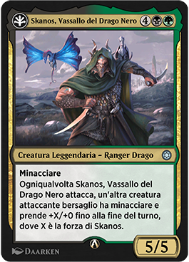 Skanos, Vassallo del Drago Nero