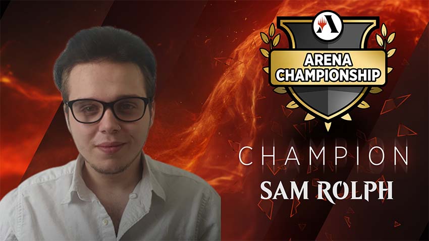 Arena Championship 1 winner Sam Rolph