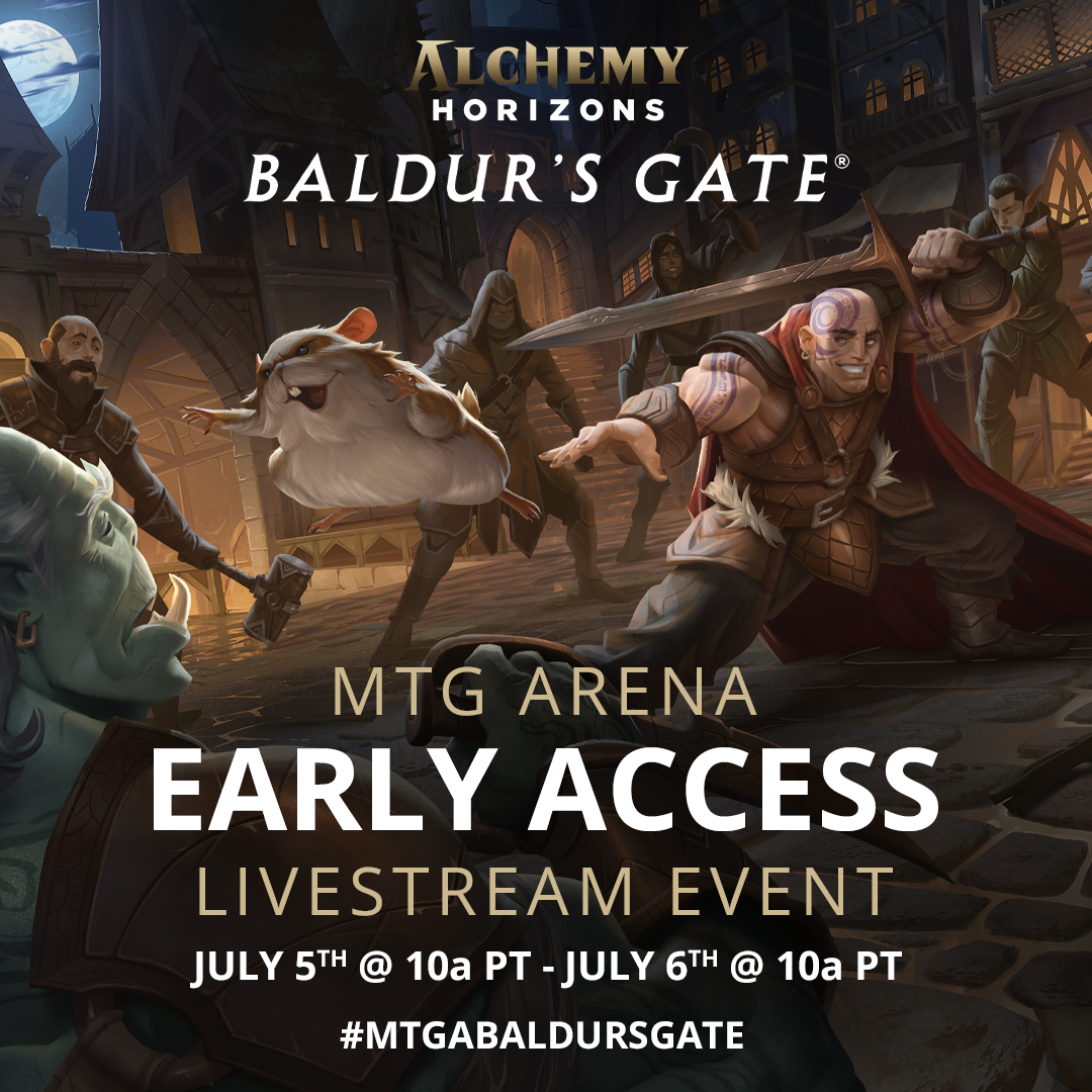 MTG Arena on X: GO FOR THE BUNDLE! Don't Minsc around and miss out! Log  into #MTGArena and pre-order your Alchemy Horizons: Baldur's Gate bundle to  obtain all the exclusive rewards Boo-fore