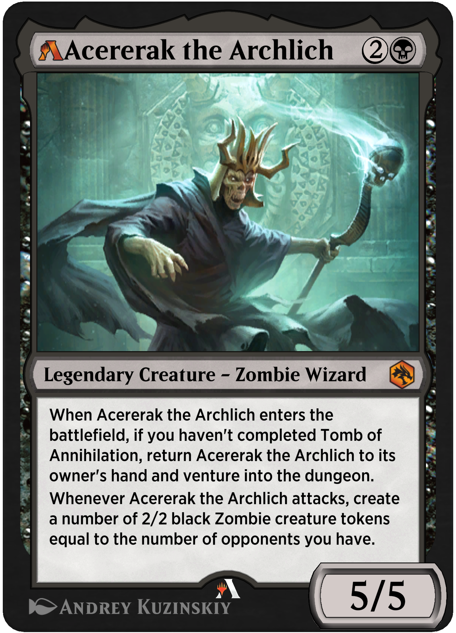 Alchemy rebalanced Acererak the Archlich