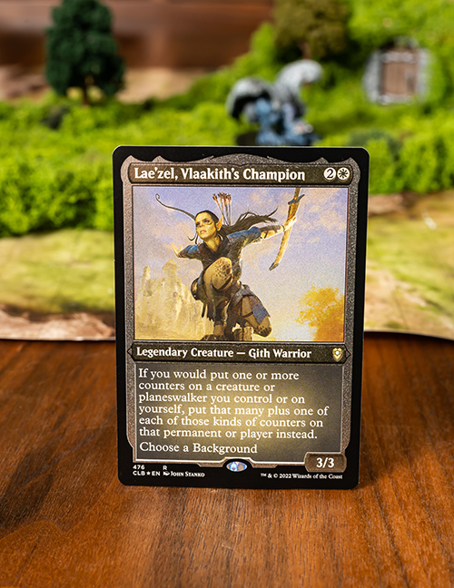 Photo of foil-etched Lae'zel, Vlaakith's Champion