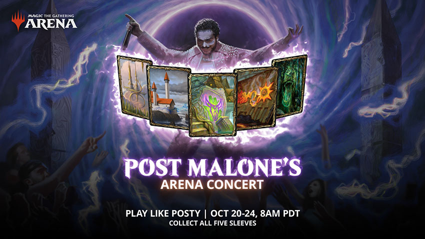 Post Malone's Arena Concert no-entry-fee event, October 20–24