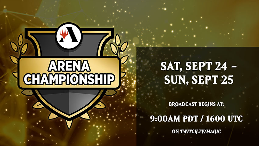 Tune in to the Arena Championship 1 Saturday, September 24 starting at 9 a.m. on Twitch
