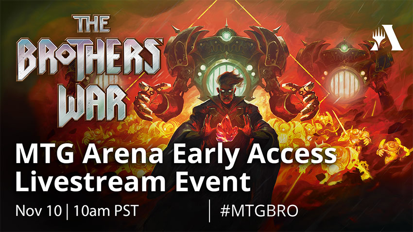 MTG Arena Early Access Livestream Event November 10 at 10 a.m. PT