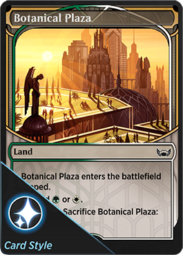Botanical Plaza card style