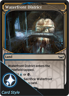 Waterfront District card style