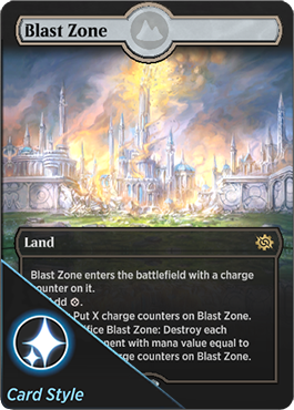 Blast Zone card style