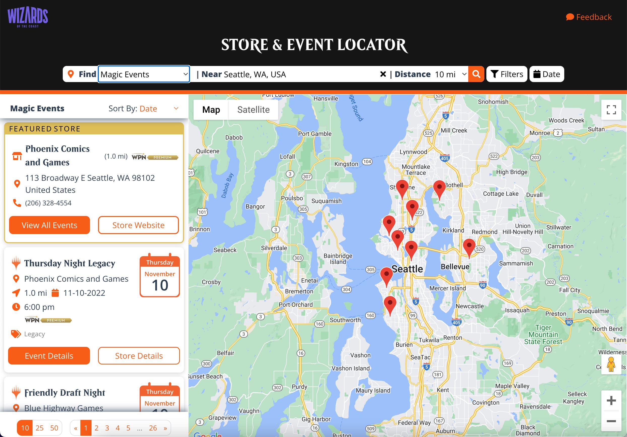 dungeons and dragons store locator