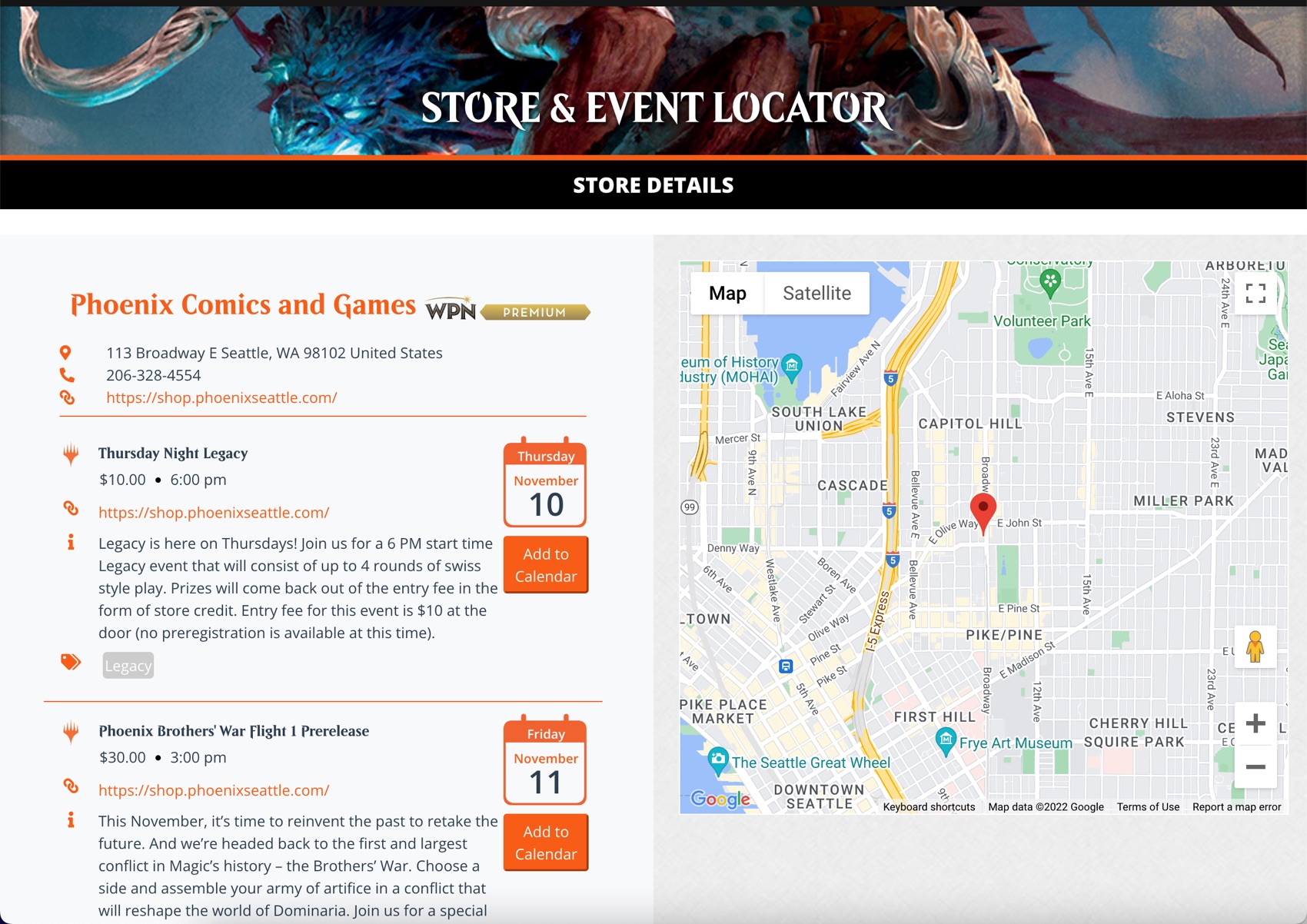 dungeons and dragons store locator