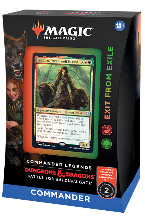 Commander Deck: Trabajo en Grupo (Blanco/Negro) Español - Commander  Legends: Battle for Baldur's Ga