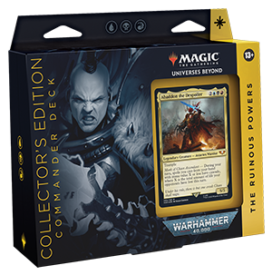 Comprar MTG - Commander Warhammer 40K Deck Display (4 Decks) (Castellano)  de Wizards of the Coast