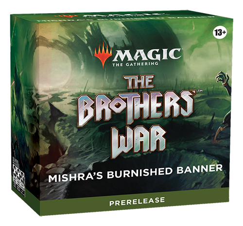 Kit de Pré-lançamento do Estandarte Chamuscado de Mishra em A Guerra dos Irmãos