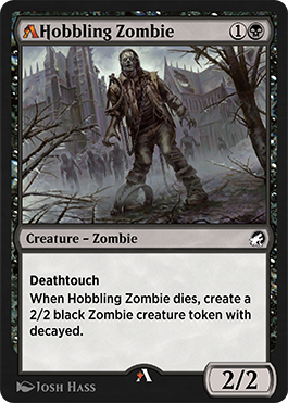 Hobbling Zombie rebalanced Alchemy card