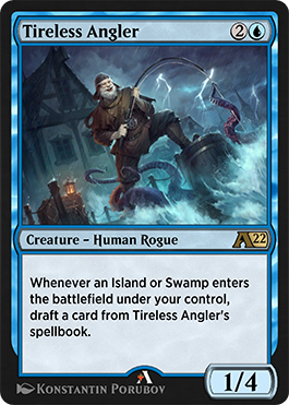 Tireless Angler rebalanced Alchemy card