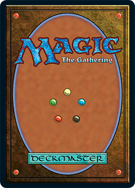 Verso do card de Magic