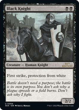 Modern Frame Black Knight
