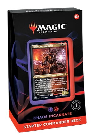 Starter Commander Deck Chaos Incarnate (Black-Red)