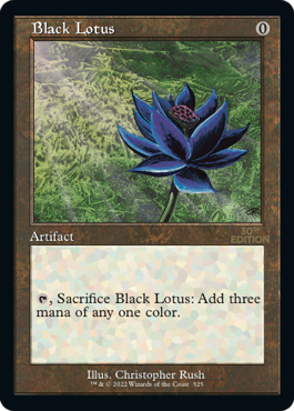 Retro Frame Black Lotus