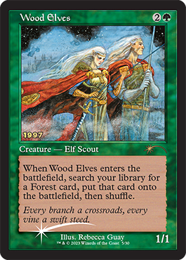 Magic 30th Anniversary promo Wood Elves