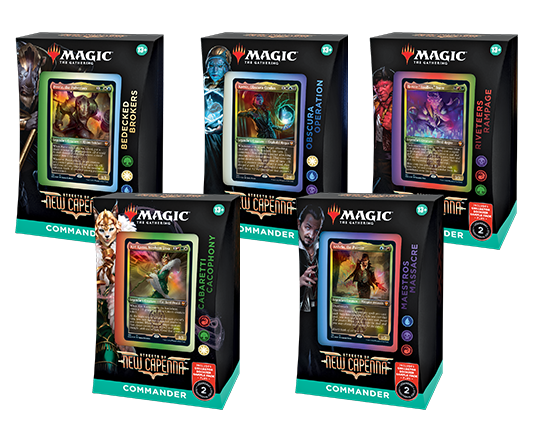 Streets of New Capenna Commander Product Boxes