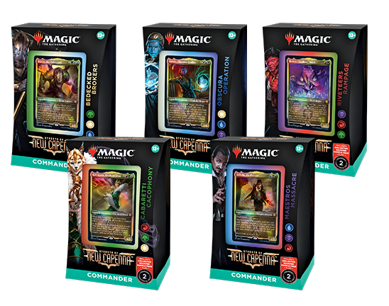 SNC Five Commander Decks