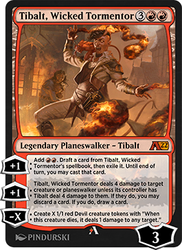 Tibalt, Wicked Tormentor rebalanced Alchemy card