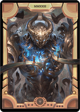 Arena Decathlon Gold Sundering Titan sleeve with artwork by Luis Lasahido