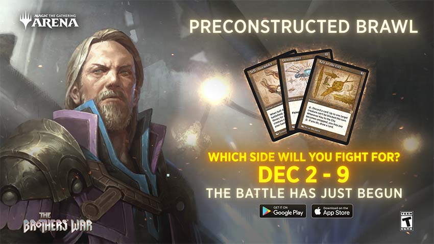 Battle in The Brothers' Brawl on MTG Arena December 2–9!