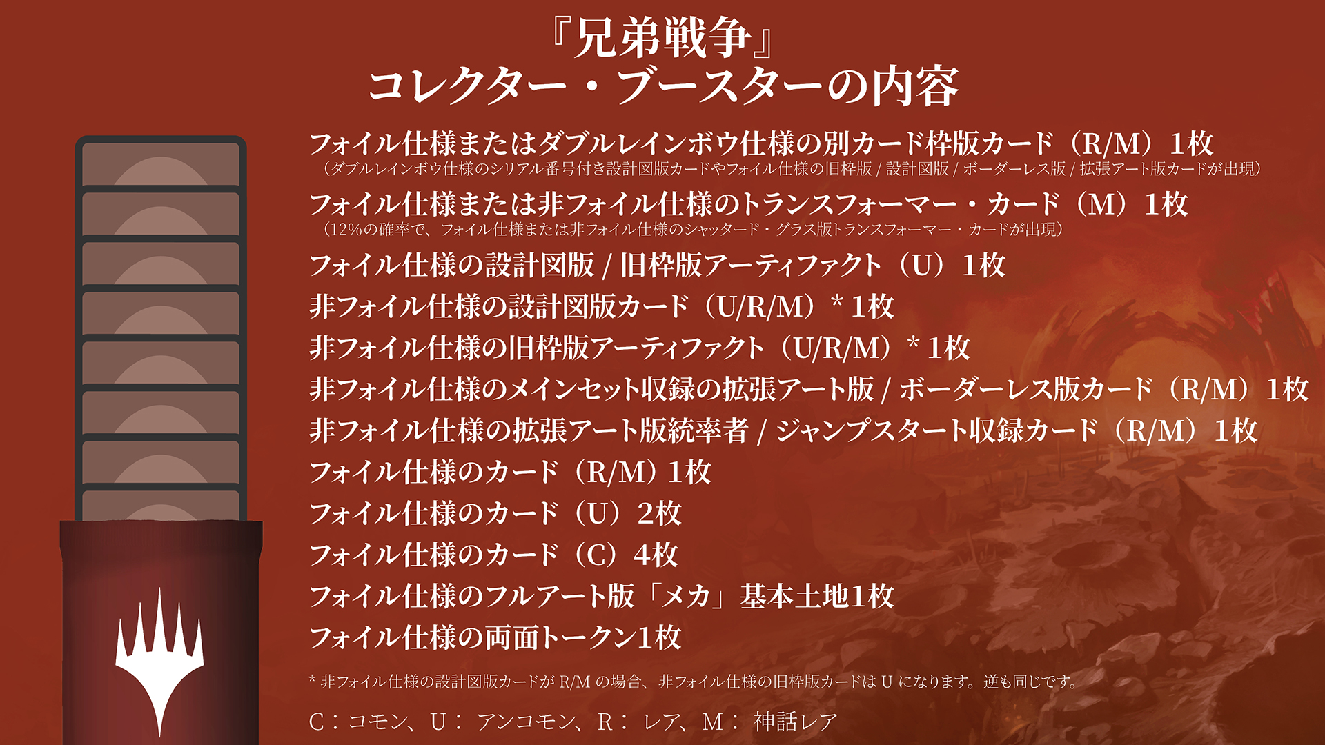 兄弟戦争』の各種ブースター製品の内容は？