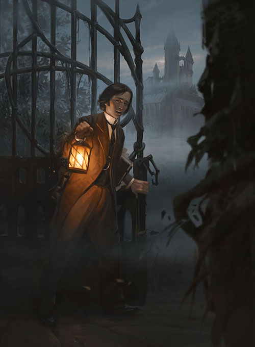 Jonathan Harker (Jacob Hauken, Inspector) Dracula card art