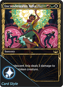Incandescent Aria card style