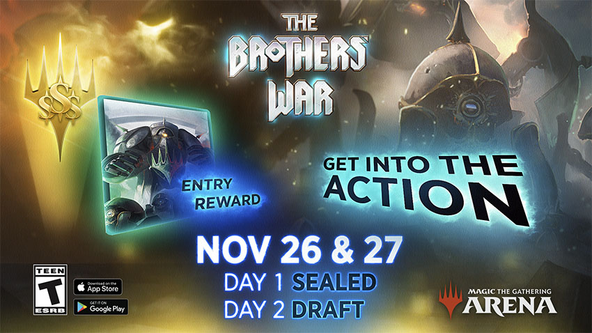 Battle in The Brothers' Brawl on MTG Arena December 2–9!