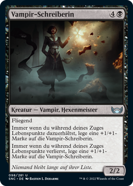 Vampir-Schreiberin