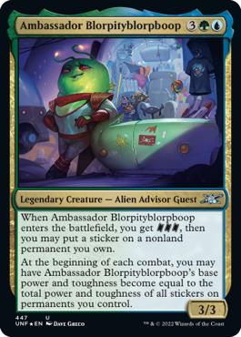 Galaxy foil Ambassador Blorpityblorpboop