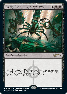 Commander Parties Phyrexian promo card