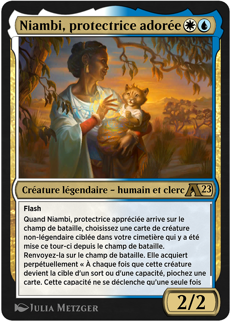 Niambi, protectrice adorée