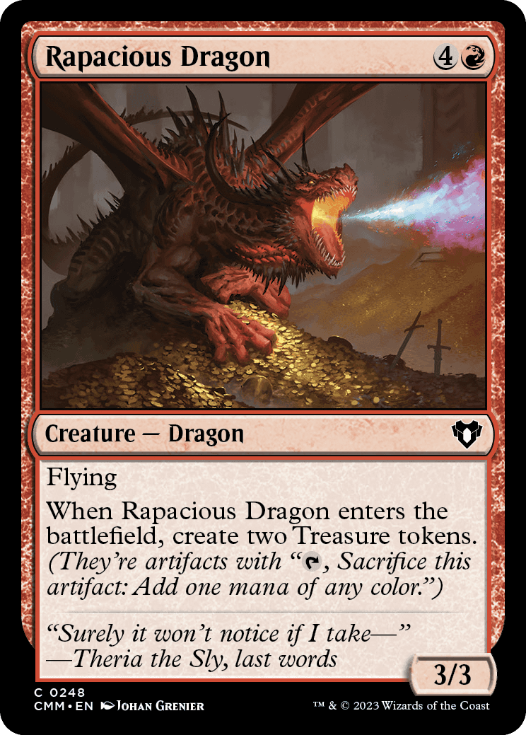 《多欲なドラゴン/Rapacious Dragon》 [CMM]