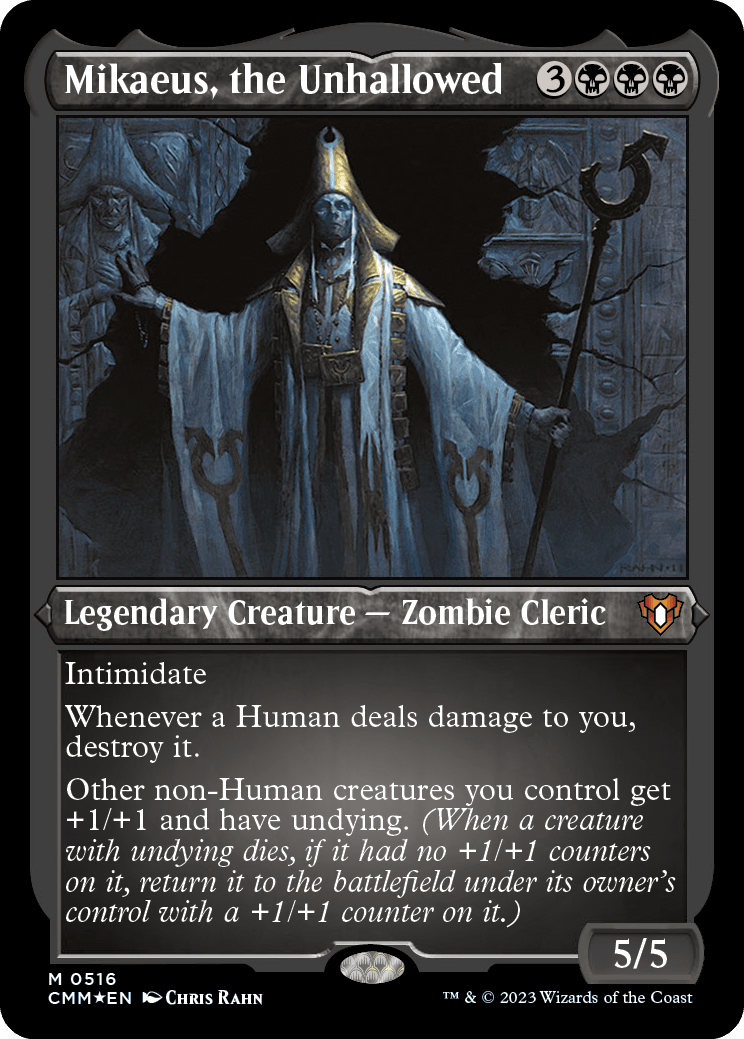 Foil-Etched Mikaeus, the Unhallowed