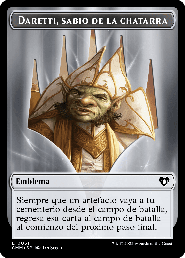 Emblema (Daretti, sabio de la chatarra)